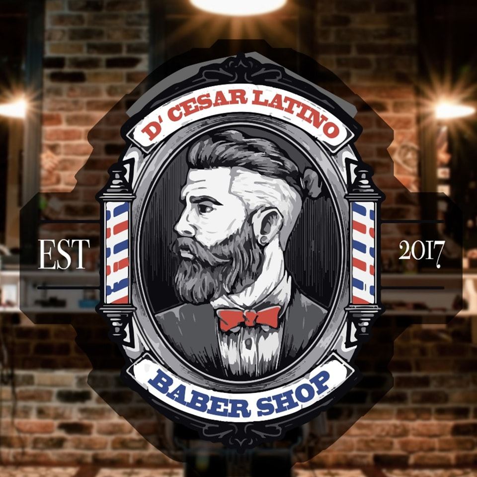 D'Cesar Latino Barbershop Logo